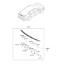 Diagram for 2024 Kia K5 Spoiler - 87210L2200