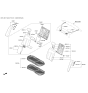 Diagram for 2021 Kia K5 Seat Cushion - 89100L3030C22