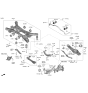 Diagram for Kia K5 Rear Crossmember - 55405L3500