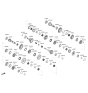Diagram for 2022 Kia K5 Input Shaft Bearing - 432552N000
