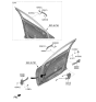 Diagram for 2024 Kia K5 Door Check - 76980L2000