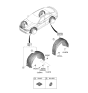 Diagram for 2021 Kia K5 Wheelhouse - 86811L3300