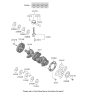 Diagram for Kia K5 Crankshaft - 399L62MK00