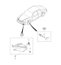 Diagram for 2003 Kia Spectra Side Marker Light - 0K2S1515F0