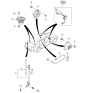 Diagram for 2001 Kia Spectra Antenna Base - 0K2BA66930A