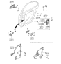 Diagram for 2000 Kia Spectra Door Lock - 0K2N272310