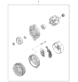 Diagram for Kia Sephia Alternator - 0K24118300