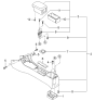Diagram for 2003 Kia Spectra Center Console Base - 0K2AA64410G96