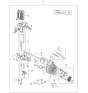 Diagram for 2000 Kia Spectra Blend Door Actuator - 1K2N161A35