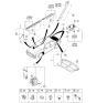 Diagram for 2004 Kia Spectra Rack & Pinion Bushing - MB06068318