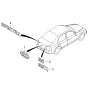 Diagram for 2003 Kia Spectra Emblem - 0K2NC51735