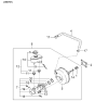 Diagram for 2000 Kia Sephia Brake Booster - 0K2N243950B