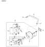 Diagram for 1998 Kia Sephia Brake Booster - 0K2N243950B