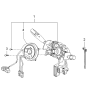 Diagram for Kia Spectra Turn Signal Switch - 0K2DM66120A