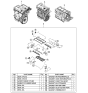 Diagram for Kia Spectra Cylinder Head Gasket - K0AB110270