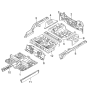 Diagram for 2001 Kia Spectra Floor Pan - 0K2BA53720