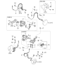 Diagram for Kia Spectra ABS Control Module - 0K2NA437A0