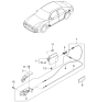 Diagram for 2004 Kia Spectra Fuel Door Release Cable - 0K2A156880A