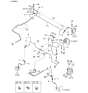 Diagram for 2002 Kia Spectra Brake Line - 0K2CA43980D