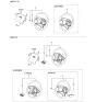 Diagram for 2002 Kia Spectra Steering Wheel - 1K50A3298002