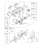 Diagram for 2000 Kia Sephia Engine Mount - 0K2A160427