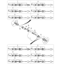 Diagram for 2000 Kia Spectra Axle Shaft - 0K2NA25500