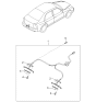 Diagram for Kia Spectra Interior Light Bulb - MDX5051274