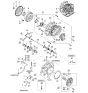 Diagram for 2003 Kia Spectra Transmission Assembly - 450002Z221