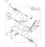 Diagram for Kia Spectra Rack & Pinion Bushing - 1K2C132123