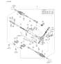 Diagram for 2002 Kia Spectra Rack And Pinion - 1K2C132110A