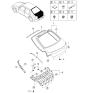 Diagram for Kia Spectra Weather Strip - 0K2B162761C
