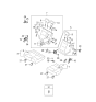 Diagram for Kia Sorento Seat Cushion - 891003E850CY2