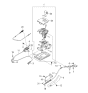 Diagram for Kia Sorento Automatic Transmission Shift Levers - 467003E7908Y