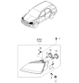 Diagram for 2008 Kia Sorento Light Socket - 921933E500