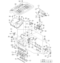 Diagram for Kia Engine Cover - 292403C500
