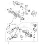 Diagram for Kia Sorento Pinion Bearing - 533323E100