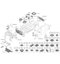 Diagram for 2024 Kia Niro EV Dash Panels - 84120AO000