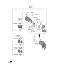 Diagram for 2023 Kia Niro EV Brake Caliper Bracket - 58210AO000