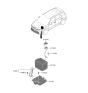 Diagram for Kia Niro EV Battery Terminal - 37180AO000