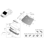 Diagram for Kia Niro EV Windshield - 86111AT270