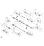 Diagram for 2023 Kia Niro EV CV Joint - 495L1AO000