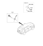 Diagram for 2024 Kia Niro EV Ignition Lock Assembly - 81905AT050