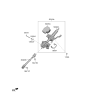 Diagram for 2024 Kia Niro EV Steering Column - 56310AO000