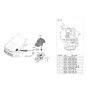 Diagram for 2023 Kia Niro EV Fuse - 1898009950