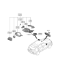 Diagram for Kia Niro EV Mirror Cover - 87631AT000