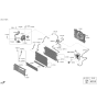 Diagram for Kia Niro EV A/C Condenser - 97606CV100