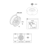 Diagram for 2024 Kia Niro EV Spare Wheel - 52910AO000
