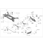 Diagram for Kia Niro Trailing Arm - 55270AT000