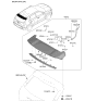 Diagram for 2024 Kia Niro EV Spoiler - 87210AT000