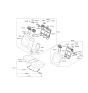 Diagram for Kia Niro Armrest - 89900AT110A3Q